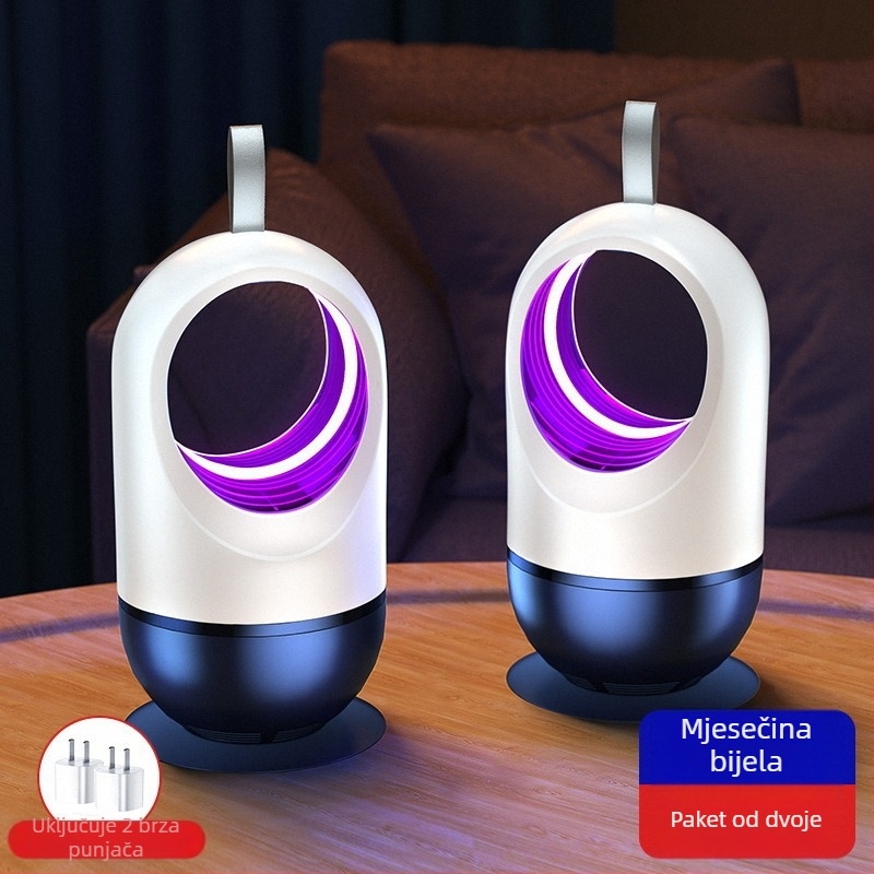 Unutarnja lampa za uništavanje komaraca s UV svjetlom, ABS kućište, do 10 m², tajmer, električni šok