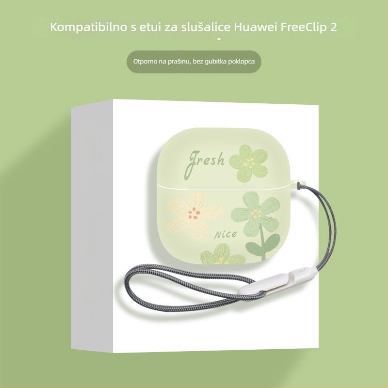 Zaštitna futrola za Huawei FreeClip2 slušalice – TPU, ručna izrada, cartoon stil, mogućnost prilagodbe