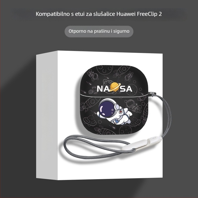 Zaštitna futrola za Huawei FreeClip2 slušalice – TPU, ručna izrada, cartoon stil, mogućnost prilagodbe