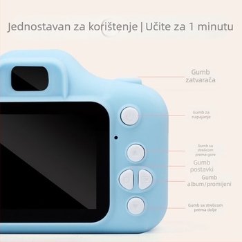 Nova visoko-kvalitetna dječja digitalna kamera-igračka s HD snimanjem videa, višenamjenska – fotografiranje i snimanje videa.