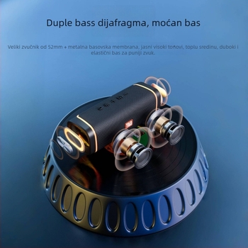 Vanjski bežični Bluetooth zvučnik s TF kartom, USB-om i 3,5 mm ulazom, IPX7, 30W, BT 5.3