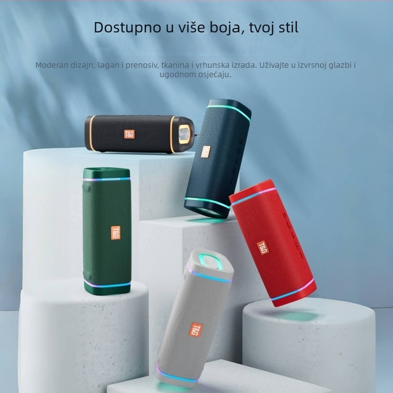 Vanjski bežični Bluetooth zvučnik s TF kartom, USB-om i 3,5 mm ulazom, IPX7, 30W, BT 5.3