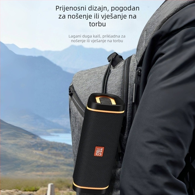 Vanjski bežični Bluetooth zvučnik s TF kartom, USB-om i 3,5 mm ulazom, IPX7, 30W, BT 5.3