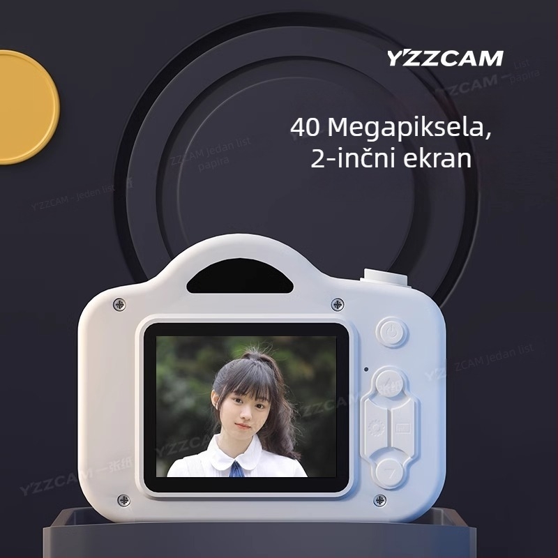 A3 Dječja digitalna kamera s CMOS 24 MP, senzor 1/1.7'', 8x optički zoom, 2,8'' LCD zaslon, periskopska leća