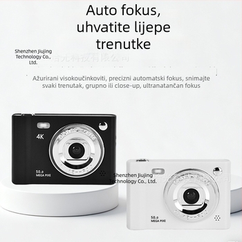 Selfie CCD digitalna kamera s dvostrukom kamerom, 1/1.7'' CCD senzor, 24 MP, 8x optički zum, 2,3'' LCD