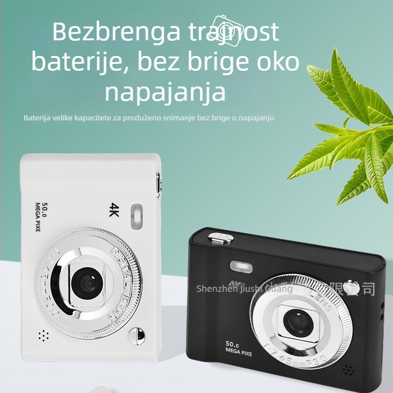 Selfie CCD digitalna kamera s dvostrukom kamerom, 1/1.7'' CCD senzor, 24 MP, 8x optički zum, 2,3'' LCD
