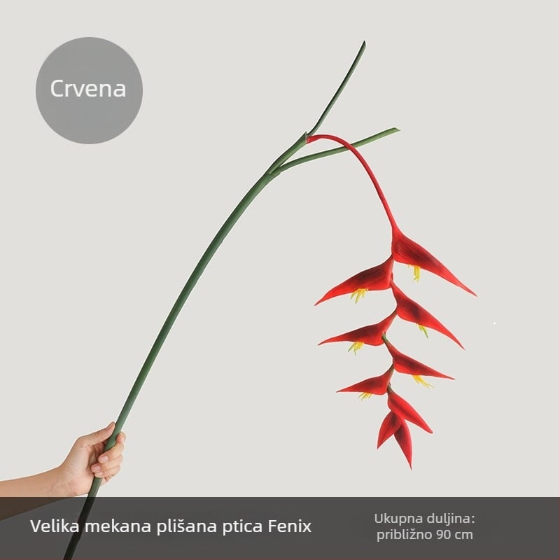 Umjetni cvijet Ptica raja za vjenčanja i kućnu dekoraciju - Materijal: mekano ljepilo, Izrada: poluručna i polu strojna, Namjena: vjenčanja, rekviziti za fotografije, kućna dekoracija