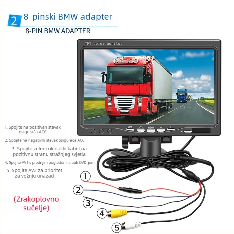 Auto LCD zaslon 701 – NP-kompatibilan, desktop tip zaslona, rezolucija 480x272 / 800x480
