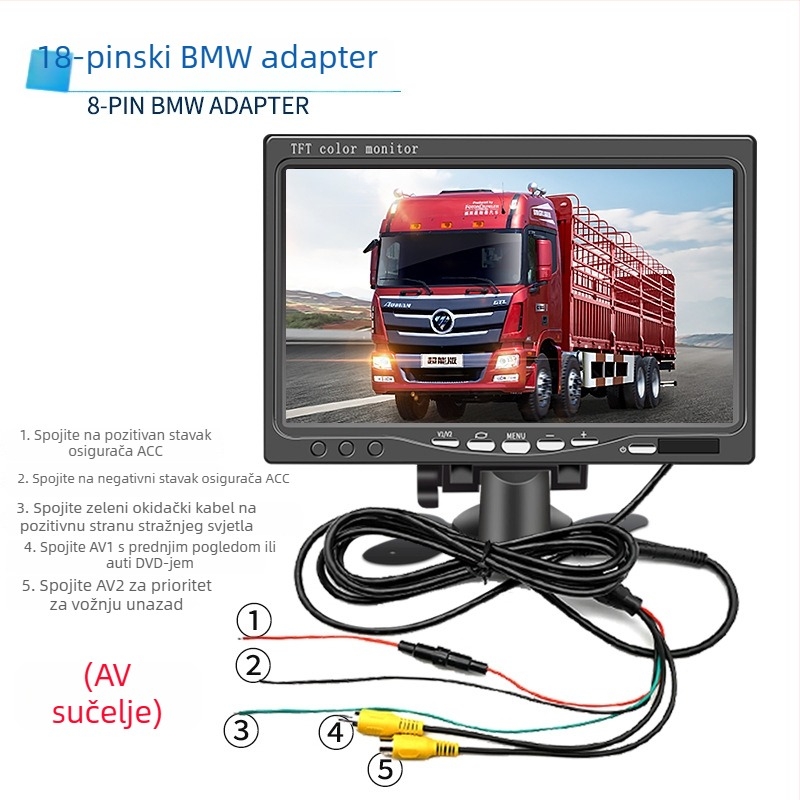 Auto LCD zaslon 701 – NP-kompatibilan, desktop tip zaslona, rezolucija 480x272 / 800x480
