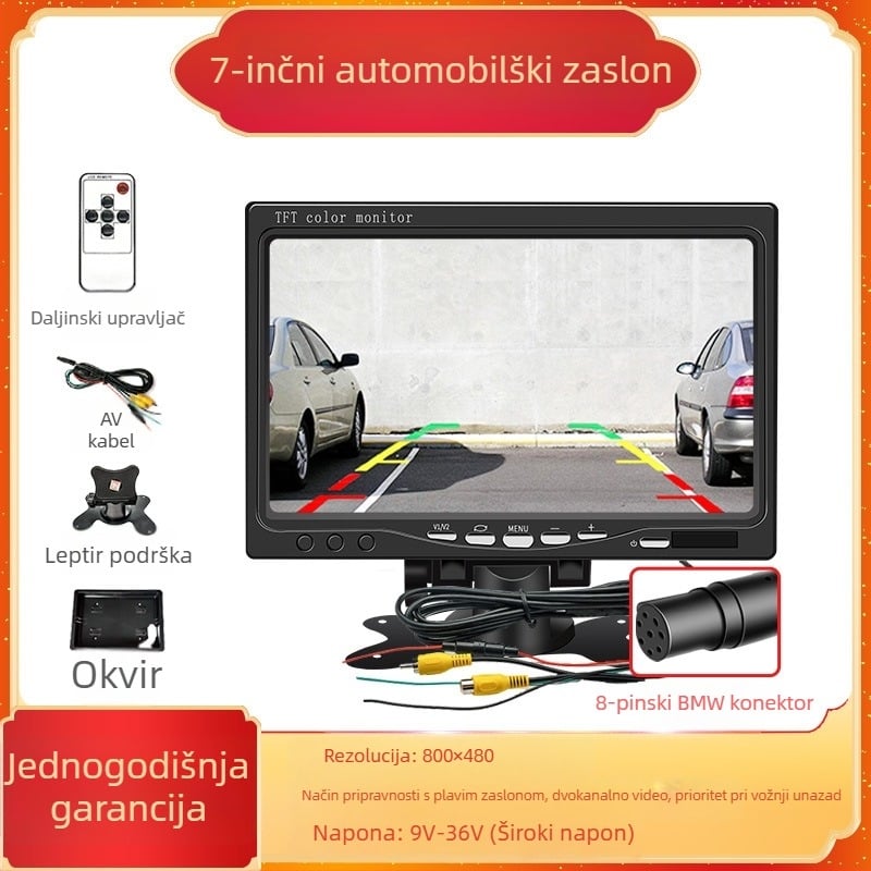 Auto LCD zaslon 701 – NP-kompatibilan, desktop tip zaslona, rezolucija 480x272 / 800x480