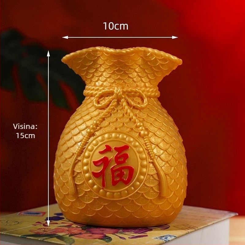 Sušeni buket od grančica pšenice, obojene trave, kartonsko pakiranje