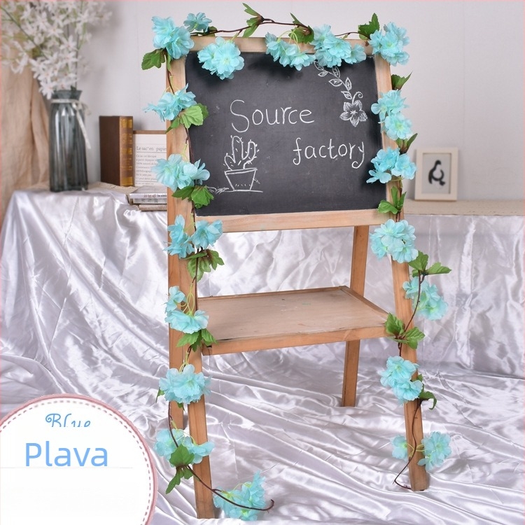 Umjetna vinova loza od svilenih cvjetova za svadbenu dekoraciju, vanjsku uporabu i rekvizite za fotografiju — Hydrangea sorta