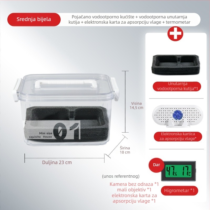 Karta za apsorpciju vlage za DSLR objektive i foto opremu