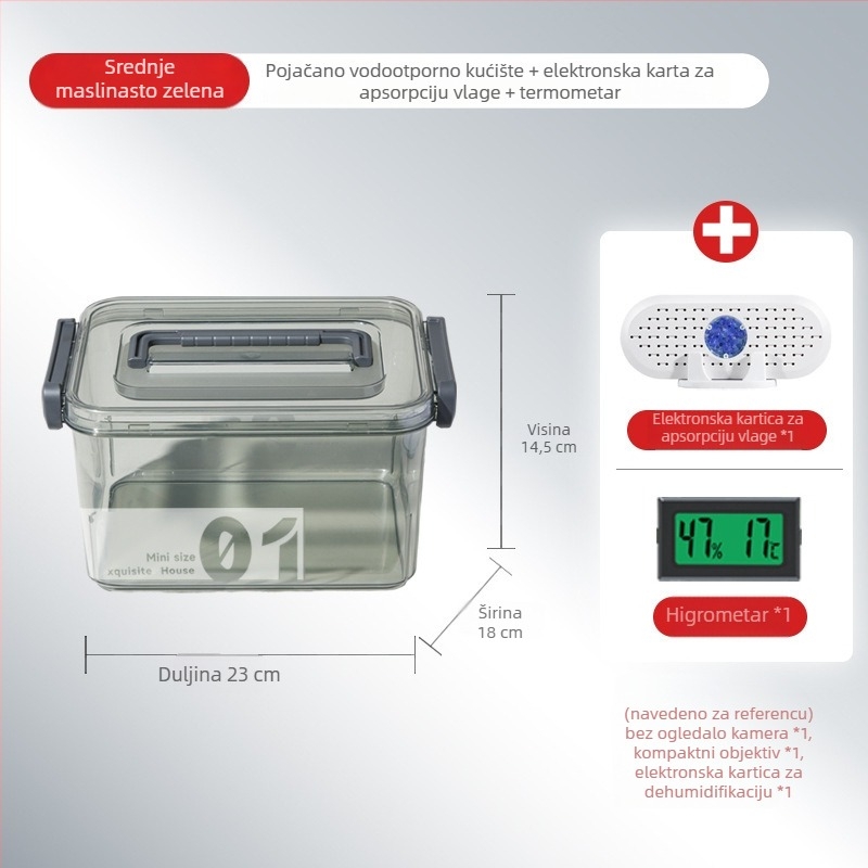 Karta za apsorpciju vlage za DSLR objektive i foto opremu