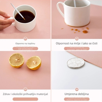 PU podloga za stol, dvostruko protuklizna, ispis termotransferom, prilagodljiva