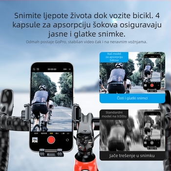Držač za bicikl s mogućnošću prilagodbe, plastična konstrukcija, opći stil