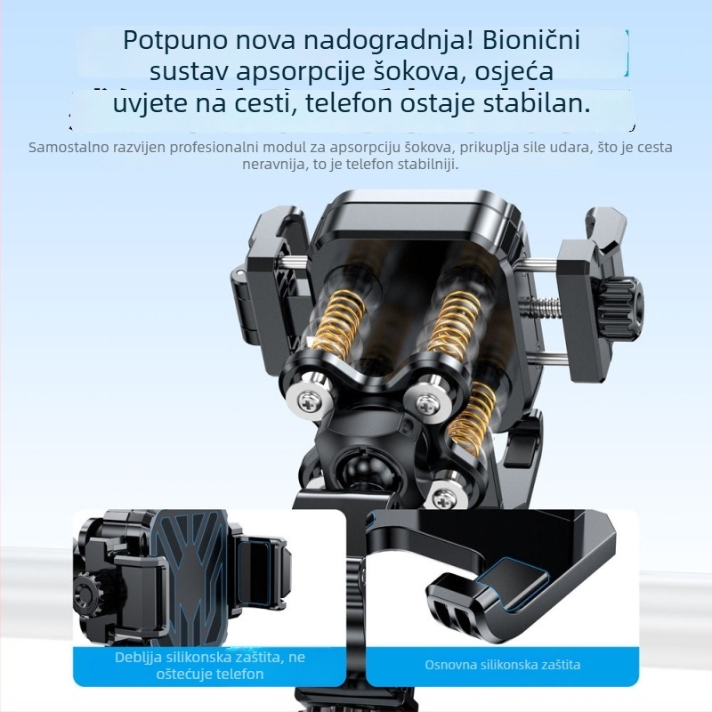 Držač za bicikl s mogućnošću prilagodbe, plastična konstrukcija, opći stil