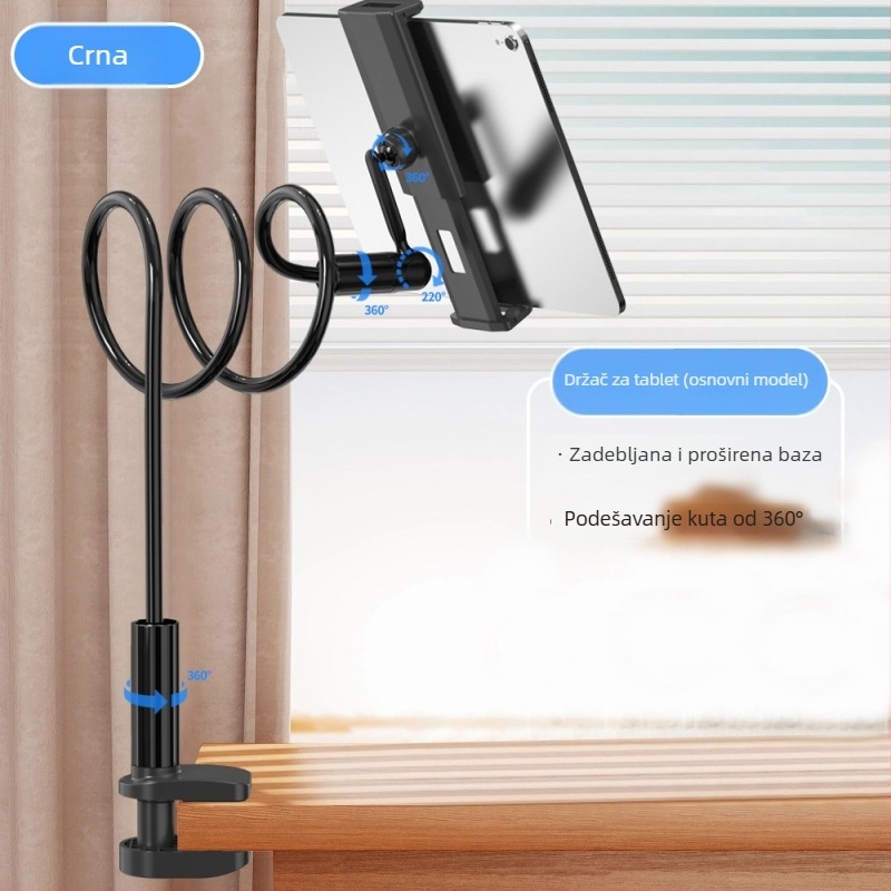 Univerzalni držač za telefon i tablet od aluminijske legure, za stolno snimanje