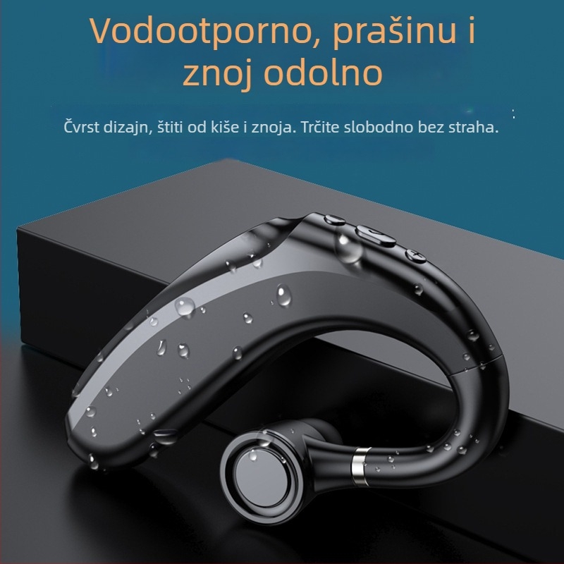 Q12 Bluetooth slušalice 5.0, bass, mono dizajn za uho, bežične za auto, domet 10 m, do 15 h trajanja baterije