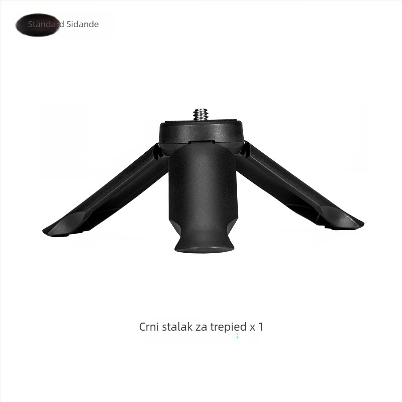 Stolni tripod s držačem za telefon i 1/4-inčnim sučeljem – Marka Stand; Smanjena visina 23 mm; Težina 27,8 g