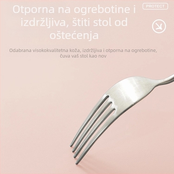 Velika desk pad od PU kože, dvostrana, jednobojna, vodootporna, protuklizna, za tipkovnicu i miš
