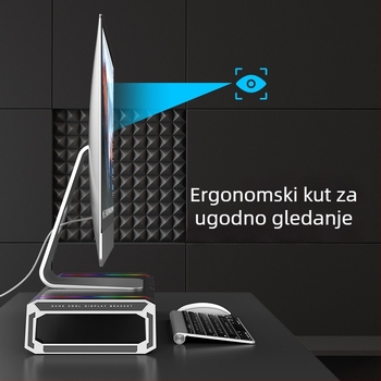 T1 nosač monitora Core Ice Zun — ABS plast, za monitore, težina 1,72 kg