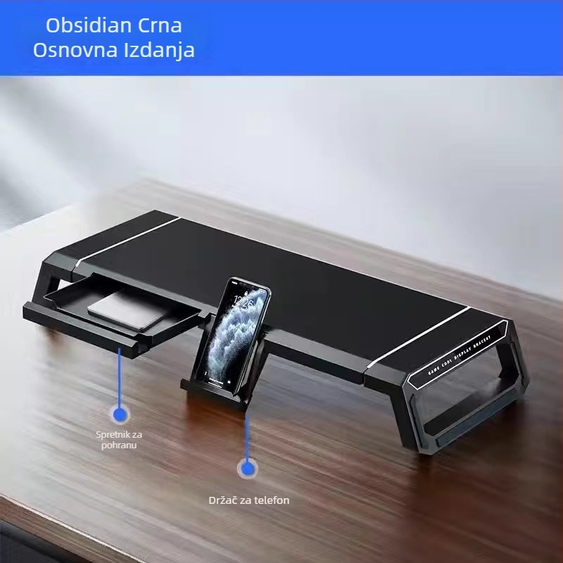 T1 nosač monitora Core Ice Zun — ABS plast, za monitore, težina 1,72 kg