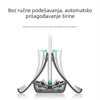 Vertikalni nosač za laptop s gravitacijskim skladištem, uspravni stolni nosač s podrškom za hlađenje, model Gravity bracket, težina 371 g