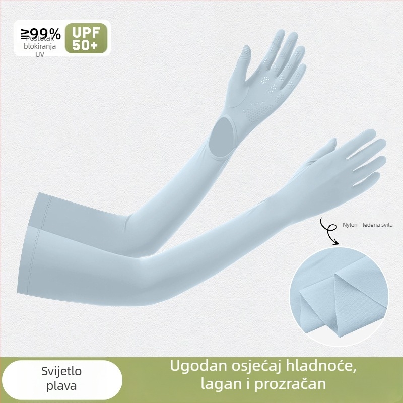 Vanjske rukave za otvorene aktivnosti s UV zaštitom, anti-slip dlan, jedinstveni dizajn dlana, cijeli prsti, najlon materijal