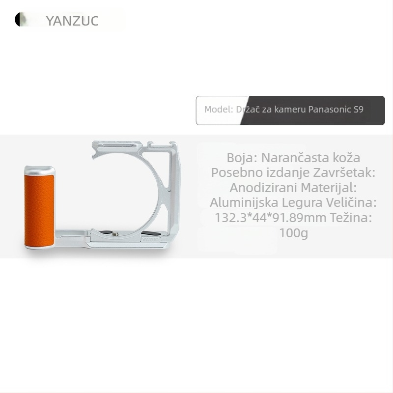 Yan Zuo YZ-079 Aksesoar za tijelo kamere od aluminijske legure, kompatibilan s Panasonic S9, nosivost 6-10 kg