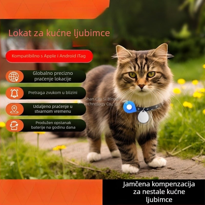Lokalizator za kućne ljubimce – ovratnik za praćenje mačaka i pasa, sprječavanje gubitka