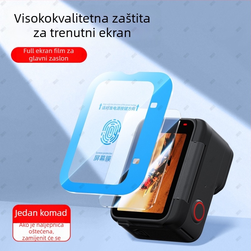 Zaštitnik zaslona i leće Insta360 AcePro2 — kaljeno staklo, AR anti-refleksijski premaz