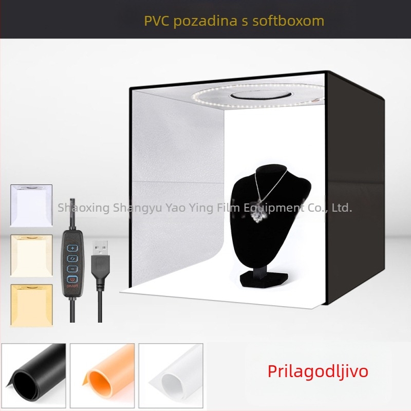 LT40 kompaktno foto-studio s Oxford platnom, težina 2 kg, jednostupanjska montaža