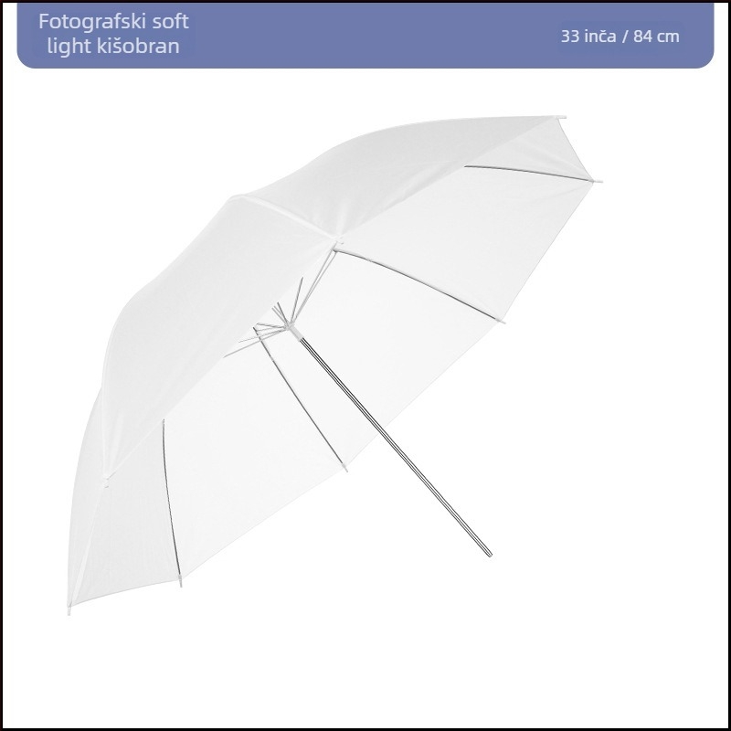 Fotografski reflektivni kišobran za osvjetljenje, parabolični dizajn, marka Miaotu, model Reflective umbrella, maksimalna opterećenost 2–5 kg, težina 0,5 kg