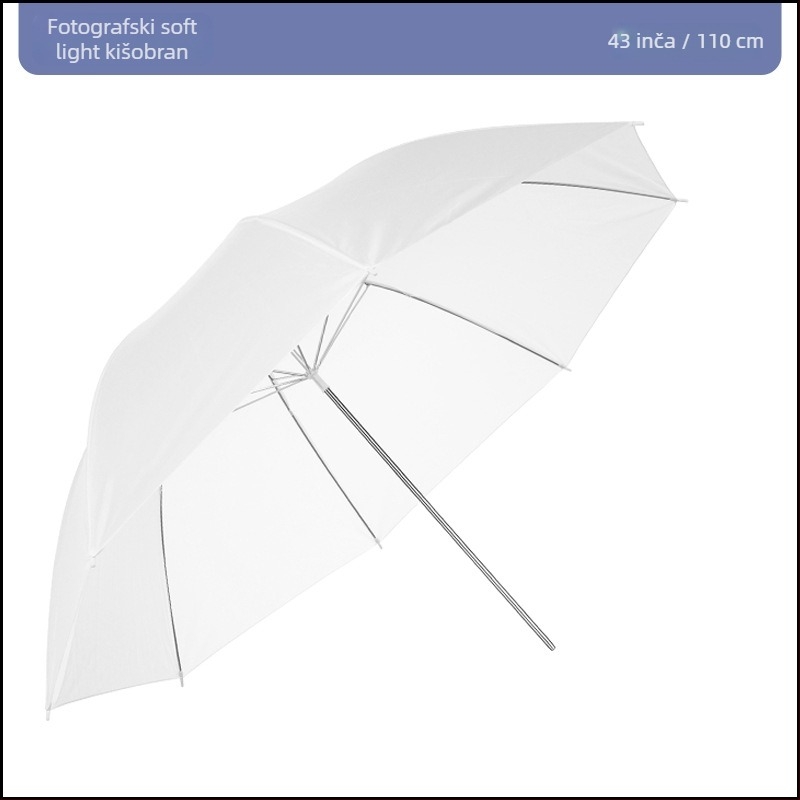 Fotografski reflektivni kišobran za osvjetljenje, parabolični dizajn, marka Miaotu, model Reflective umbrella, maksimalna opterećenost 2–5 kg, težina 0,5 kg