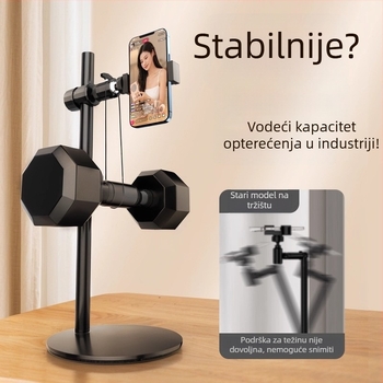 Univerzalni stolni držač za telefon — ABS materijal, univerzalan dizajn, mogućnost prilagodbe