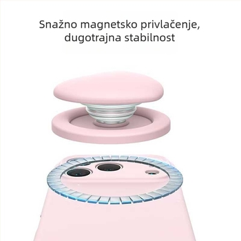 Korejskog stila držač srca od tekućeg silikona s magnetskim zahvatom, za nove Apple telefone