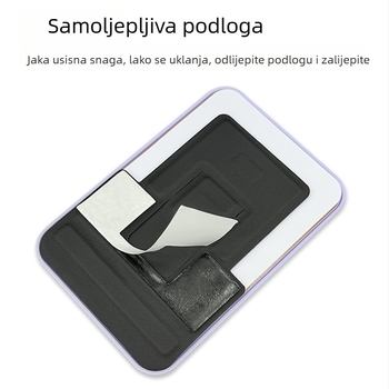 Kožni držač za telefon s velikom usisnom čašom, prijenosni univerzalni držač sa stražnjim ljepilom