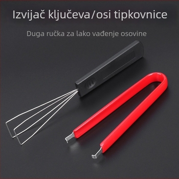 Set alata za čišćenje mehaničkih tipkovnica s izvlačičem tipki i izvlačičem osi (alat za čišćenje za održavanje tipkovnica)