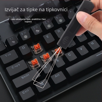 Set alata za čišćenje mehaničkih tipkovnica s izvlačičem tipki i izvlačičem osi (alat za čišćenje za održavanje tipkovnica)