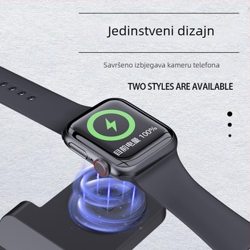Vertikalni stalak 3-u-1 bežični punjač za Apple i Samsung uređaje, slušalice i sat – 20W max, izlazni tok 3A, izlazna snaga 15W, QC3.0, bez magnetskog punjenja