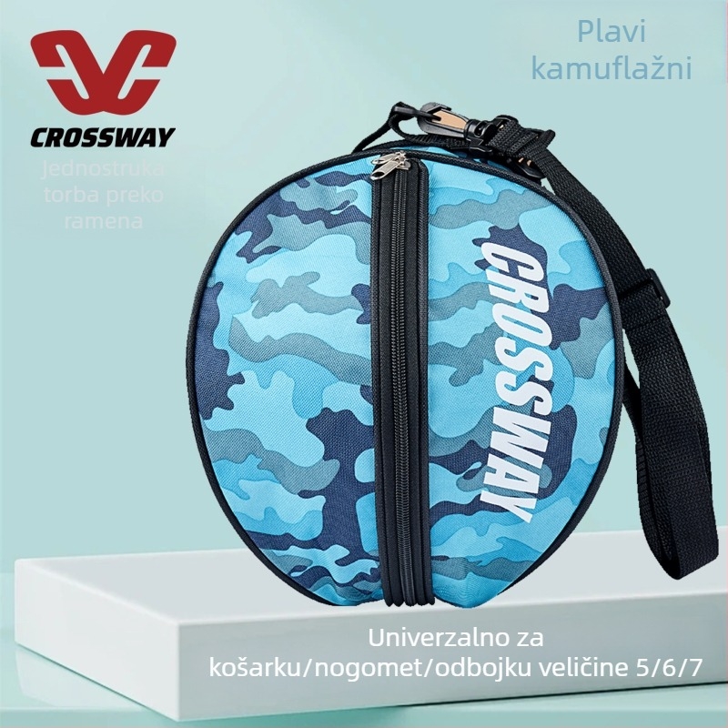 CROSSWAY Torba za košarku od Oxford platna s prilagođenim logom, vanjski trening ruksak