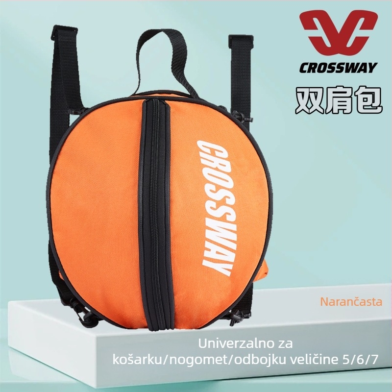 CROSSWAY Torba za košarku od Oxford platna s prilagođenim logom, vanjski trening ruksak