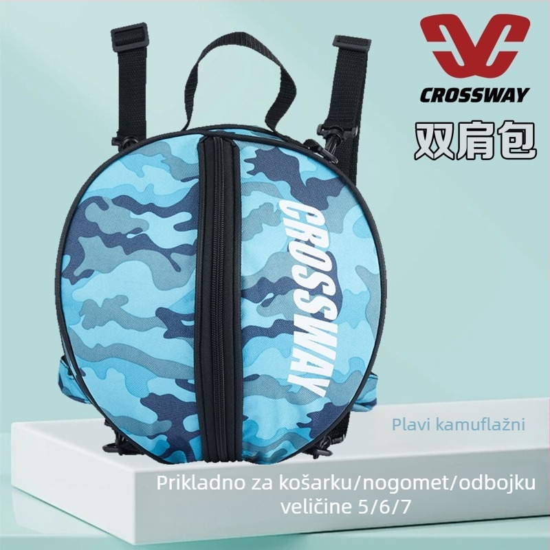 CROSSWAY Torba za košarku od Oxford platna s prilagođenim logom, vanjski trening ruksak
