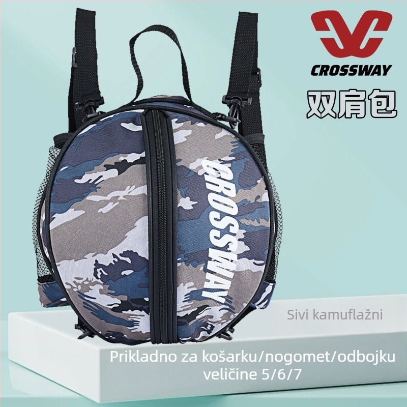 CROSSWAY Torba za košarku od Oxford platna s prilagođenim logom, vanjski trening ruksak