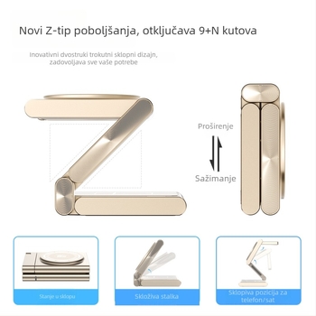 Magnetični 3-u-1 bežični punjač za Apple iPhone Qi2 PD brzo punjenje, ukupna snaga 23W (telefon 15W / slušalice 5W / sat 2,5W)