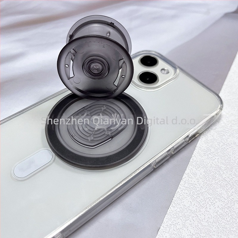 Split magnetski držač za mobitel – snap-on, magnetni materijal ABS/TPU, za stolno učenje videa