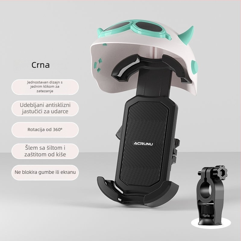 Držač za airbag s bežičnim punjenjem, mekano ljepilo, cyberpunk stil