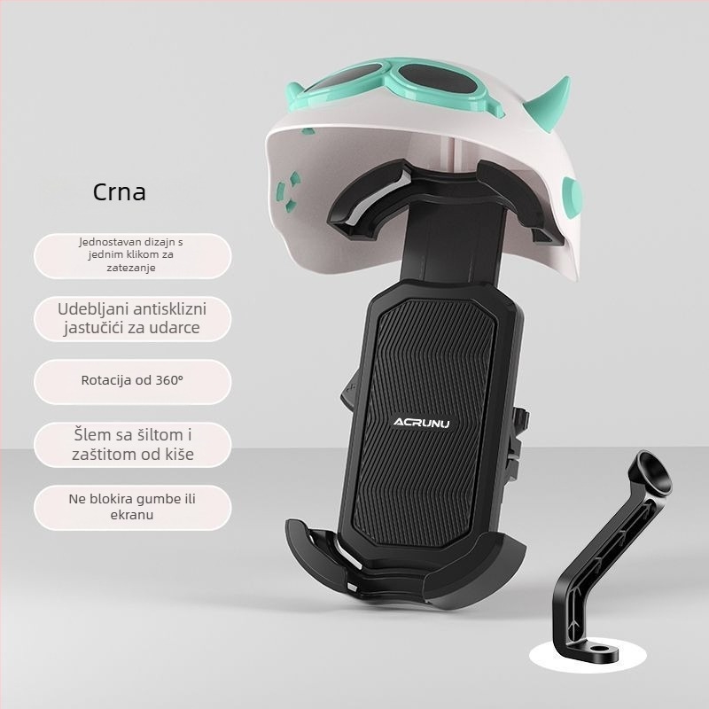 Držač za airbag s bežičnim punjenjem, mekano ljepilo, cyberpunk stil
