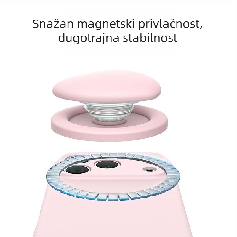 Auto držač za zračni jastuk MagSafe, iz tekućeg silikona, Casetify-ins serija, model Magsafe Love Magnetic Attraction